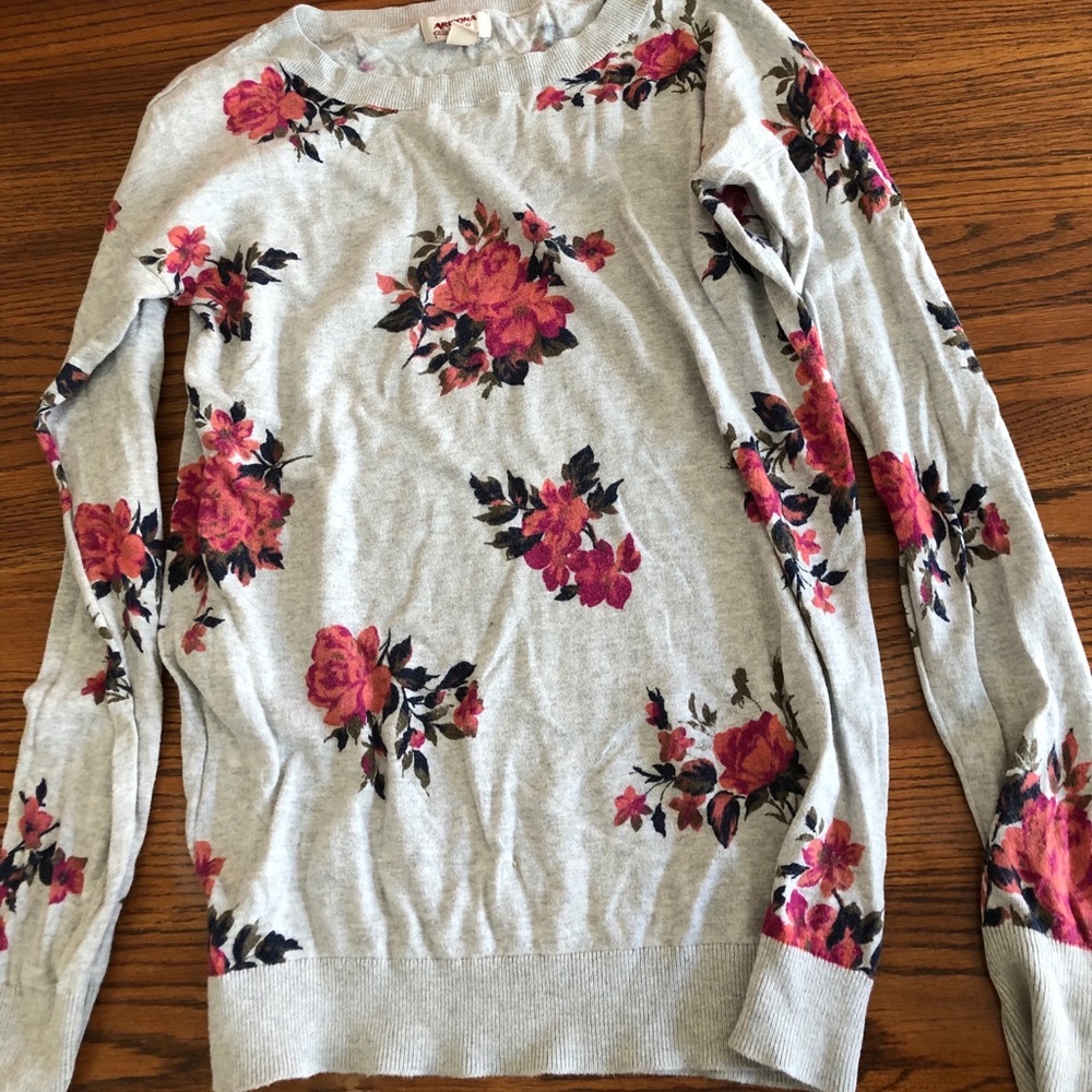 floral sweater